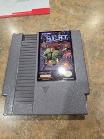 SCAT Special Cybernetic Attack Team Nintendo NES CIB RARE 