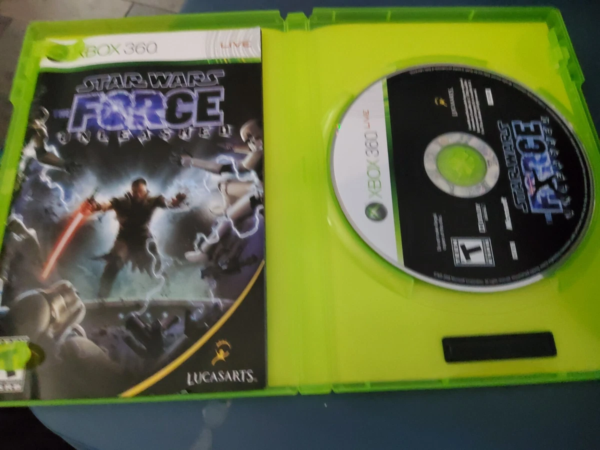 Star Wars: The Force Unleashed (Microsoft Xbox 360, 2008. Complete 23272332761