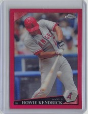 2009 Topps Chrome #108 Howie Kendrick Los Angeles Angels #/25