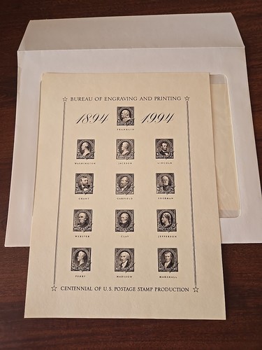 Sekretär für Gravur und Druck Souvenirkarte / Jahrhundertproduktion