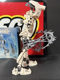 LEGO Bionicle Toa Metru 8606 Toa Nuju 100% Complete W/Book Good Shape