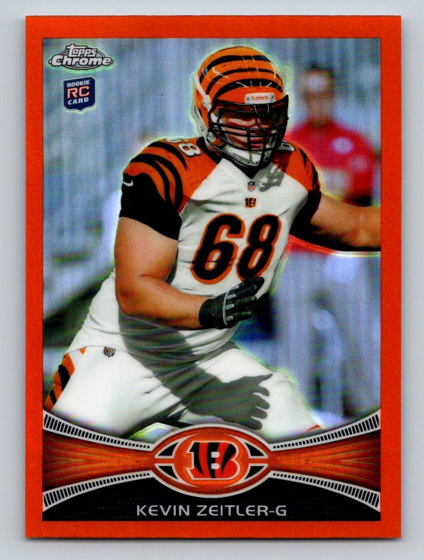 Kevin Zeitler Topps Chrome #207 Orange Refractor