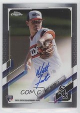 2021 Topps Chrome Rookie Auto Matt Foster #RA-MF Auto 0ne7