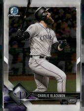 2018 Bowman Chrome #79 Charlie Blackmon