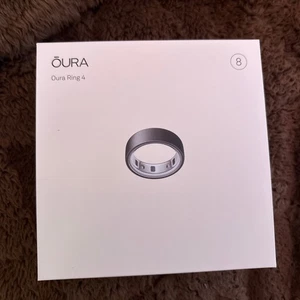 Oura Ring Gen 4 Smart Ring size 8 Stealth -New Factory Sealed direct from Oura!