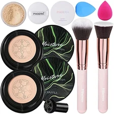 Mushroom Head Air Cushion CC Cream Natural Foundation,Phoera Powder, Bright M...