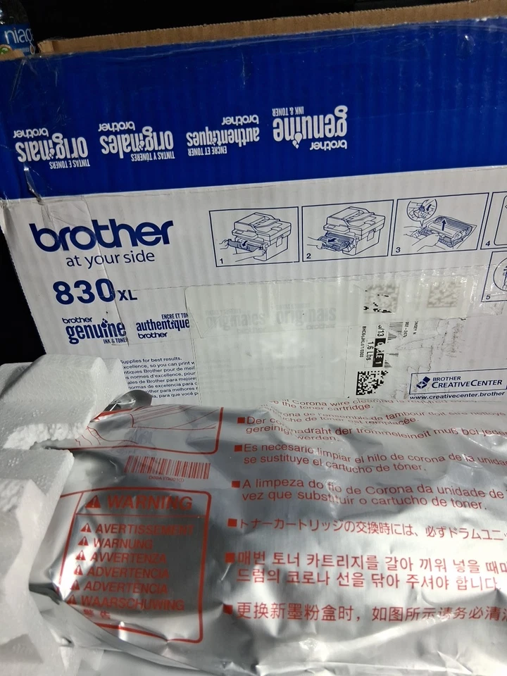 Cartucho de tóner negro Brother TN830XL Foto 3 de 3