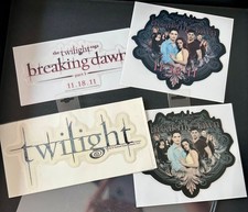 Twilight Sag - 4 decals- promotional Breaking Dawn, Twilight Logo