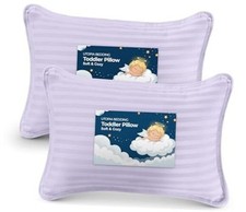 Toddler Pillow 2 Pack , 13x18 Pillows for 13x18 Inch Pack of 2 Lavender