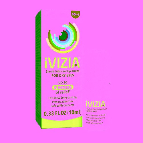 Sterile Lubricant Eye Drops For Dry Eyes 0.33 Oz