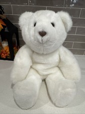 RARE Dakin 1989 Vintage White Teddy Bear Sitting 13  High