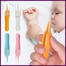 Baby Nose Cleaning Tweezers Infant Ear Nose Navel Clean Tool Safe Baby Dig