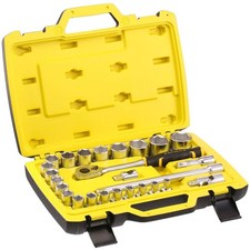 Stanley Socket Wrench Set ½" 26-Piece Durable Tool Kit
