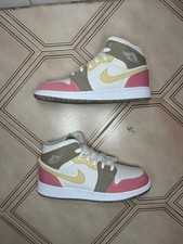Nike Air Jordan 1 Mid SE Pastel Grind DJ0338 100 Youth 6