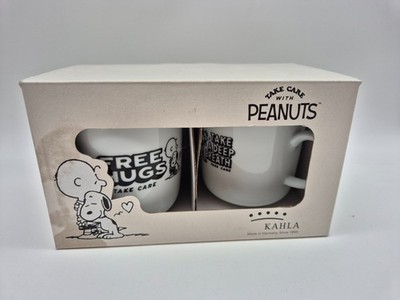 Tassen Set Peanuts Weiß Henkeltasse Take Care With Peanuts Snoopy Kahla OVP