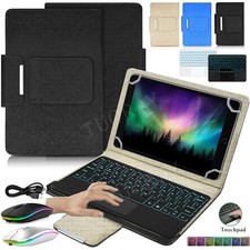Touchpad Backlit Keyboard Case For Xiaomi Pad 5 6 7 8 Pro/Redmi Pad SE /Pad 2 11