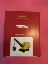 Hallmark Keepsake Ornament 2021 Tonka 75th Anniversary Crane and Clam new hasbro