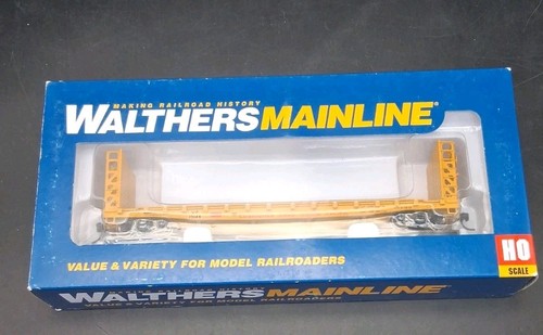 Walthers Mainline HO #910-5918 53' GSC mampara flatcar Union Pacific nuevo en caja | Condition: New