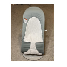 BabyBj rn Bouncer Bliss Dark Gray Gray Portable Foldable Washable Multi-position