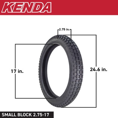 Pneumatico Parete Bianca 2.75-17 2 3/4 X 17 41P TT Kenda K418 - Foto 12