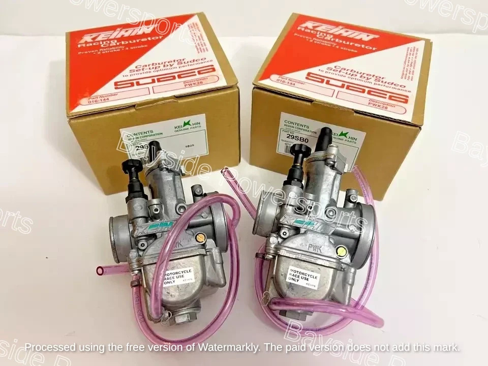 Yamaha Banshee 28mm Keihin PWK Carbs Carburetors Set Pre Jetted*