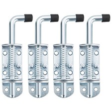 6.5inch Spring Loaded Latch with Pin Receiver, Metal Lock Barrel Bolt Spring ...