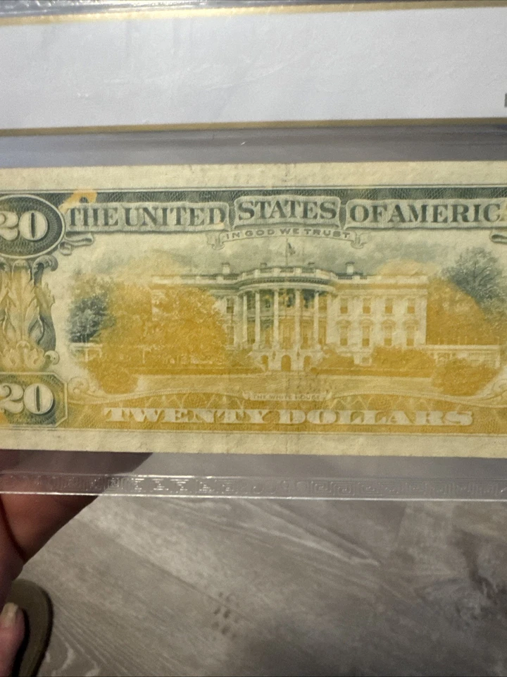 1969 $20 Twenty Dollar Bill Federal Reserve Note Vintage United States RARE - Image 2 of 4