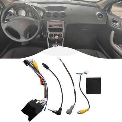 Autoradio Stromkabelbaum Adapter mit Canbus Box f��r 3008 und f��r C3 Modelle