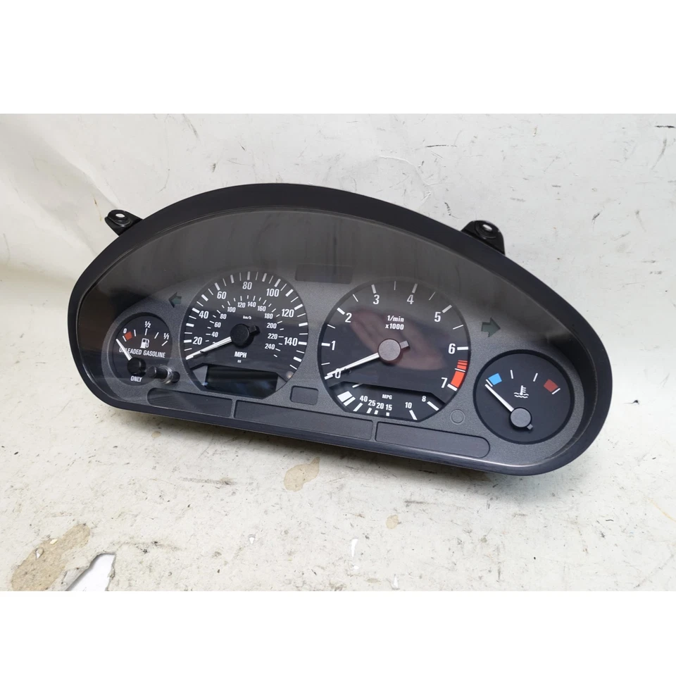 Cuadro de instrumentos velocímetro velocímetro MPH OEM BMW SERIE 3 E36 1997-1999 Foto 4 de 4