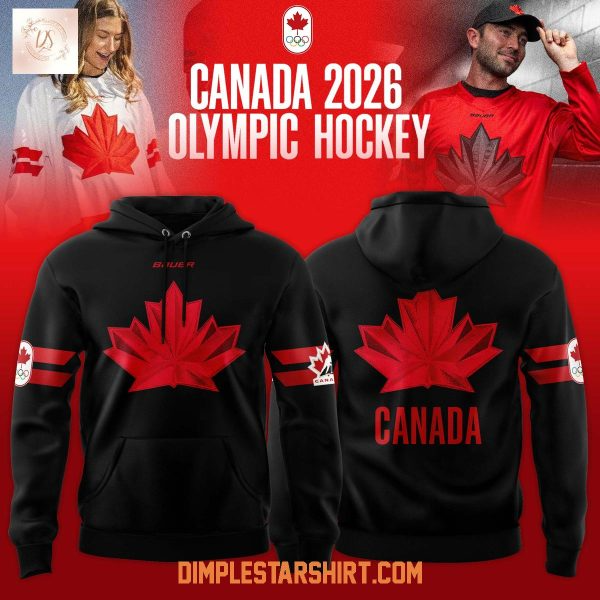 Canada Olympic Hockey 2026 3D Hoodie Unisex All Size