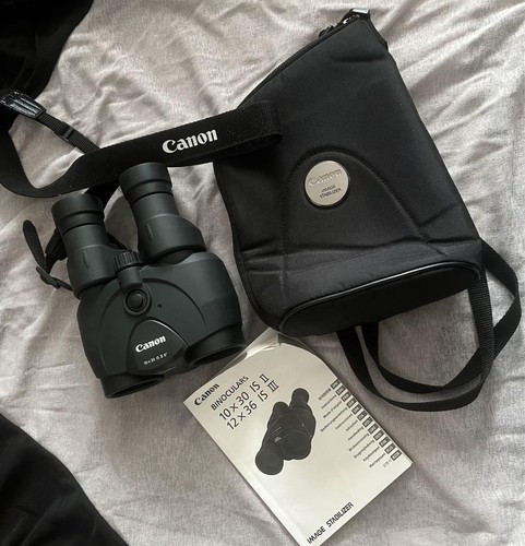 Canon 10x30 IS II Image Stabilized Binoculars Black Used