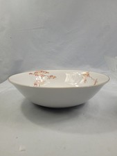 Vintage Fukagawa Arita Serving Bowl Gold Maple Leaf 905 Hand Painted 1960s.  89