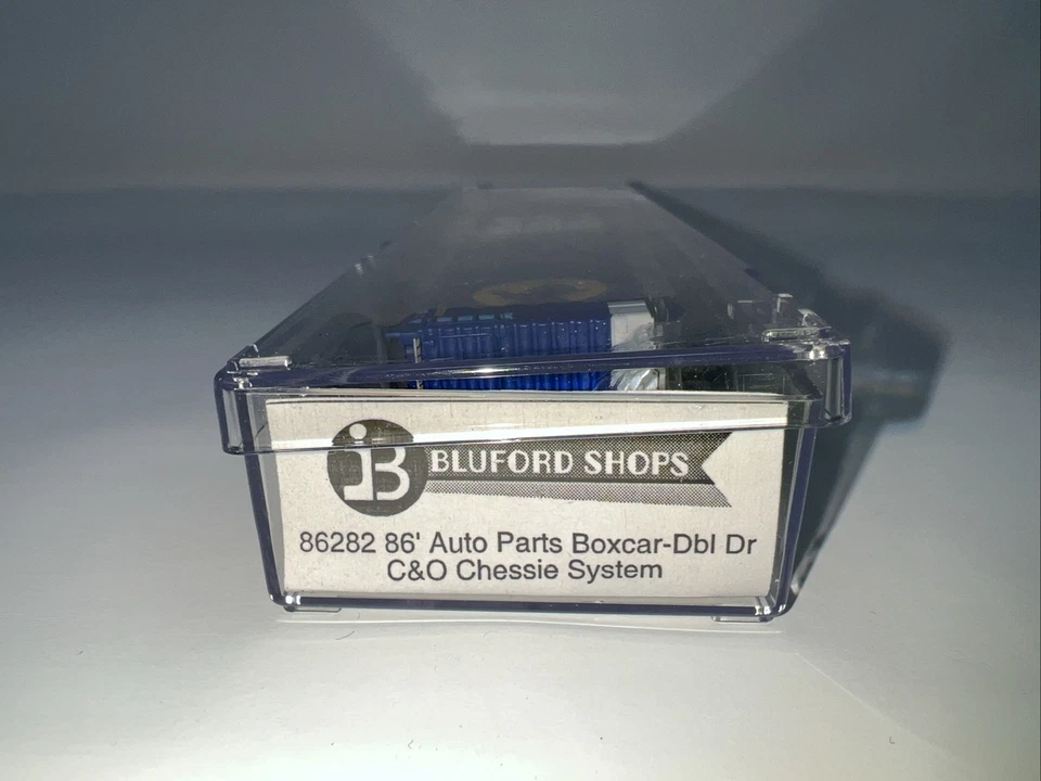 Bluford Shops N Scale  C&O 86' Double Door Auto Parts Boxcar 86282 #493928 - Image 2 of 4
