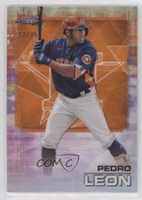 2021 Bowman's Best Orange Refractor 22/25 Pedro Leon #13 7c5