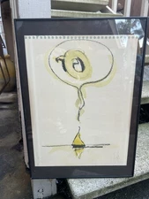 claes oldenburg signed Offset Lithograph And Screenprint In Colors 66/200 Rare