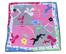 Tiffany Co Silk Scarf Womens Multicolor Matisse Cutout 34" x 34"