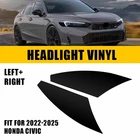 Fits For 2022-2025 Honda Civic Headlight Side Marker Smoke Precut Vinyl Overlay