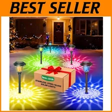 Solar Pathway Lights 8 Pack - High Lumen Waterproof Outdoor