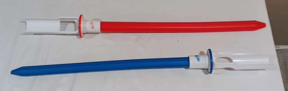 Nerf Duel Play Sword Blades Nintendo Wii Sports Resort Controller Accessory Set - Image 2 of 4