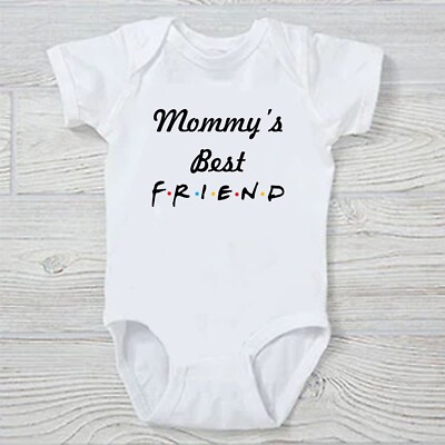 Mommy's Best Friend Funny Baby Onesie / One Piece  100% Cotton FREE SHIPPING