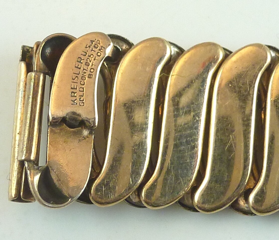 Bracelet De Montre Bulova Vintage Plaqué Or - Pour Pièces Ou Réparation
