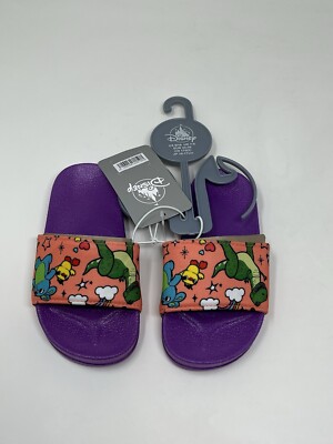 Disney Toy Story Slides Slippers Sandals Purple Size 9/10 New