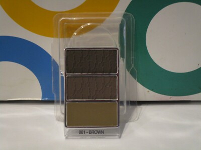 CHRISTIAN DIOR ~ 3 COULEURS TRIO ~ # 001 BROWN ~ TESTER CASE