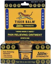 Tiger Balm  Ultra Strength Pain Relieving Ointment Cream 10g 0.35oz