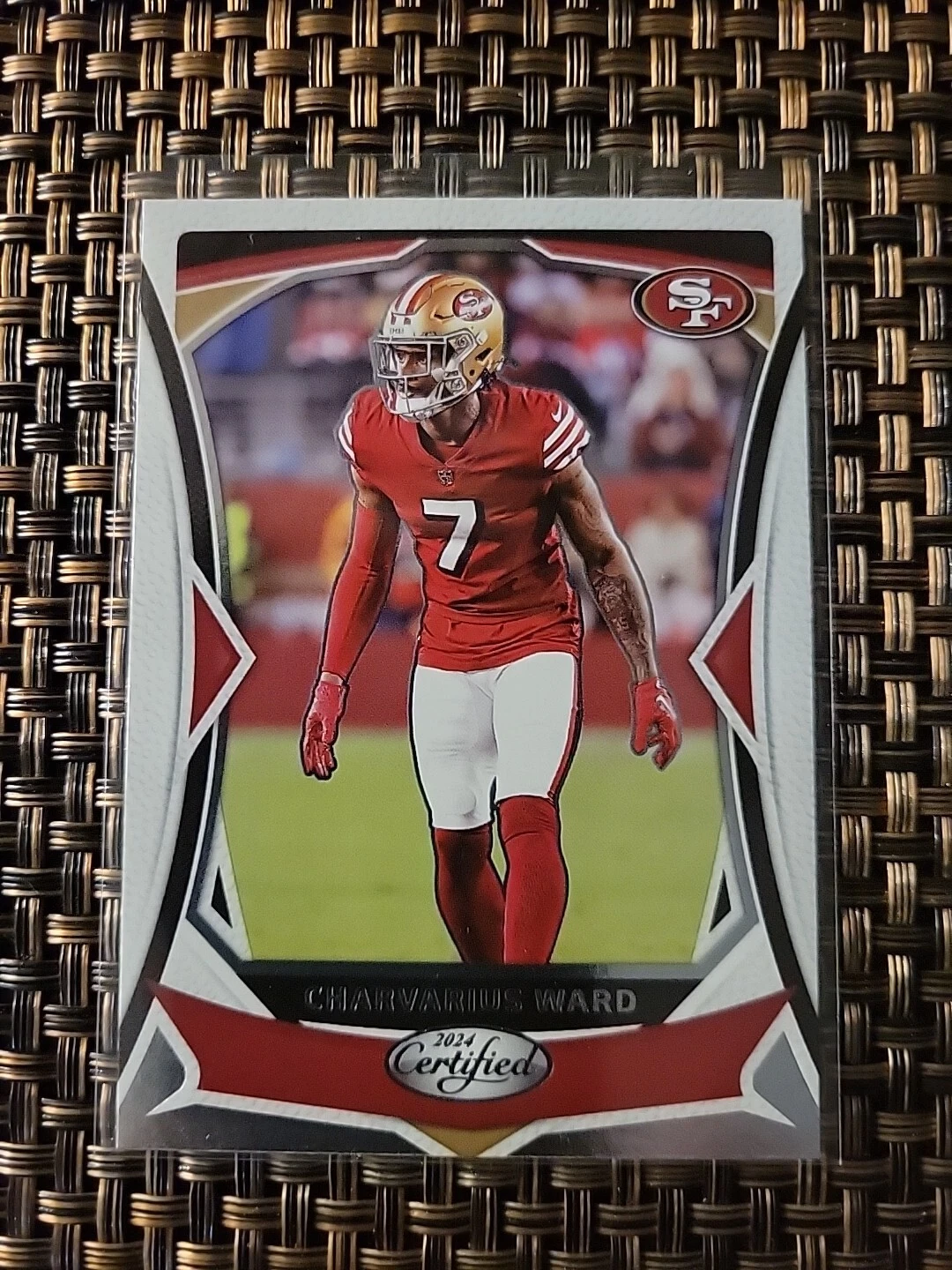 Charvarius Ward trading card