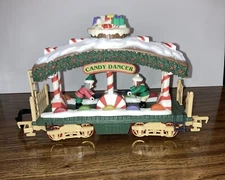 New Bright Holiday Express CANDY DANCER train car 380 series w/ Metal Wheels