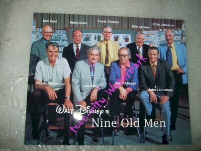 ⭕ Walt Disney Nine Old Men 8x10 1960's NEW historic image
