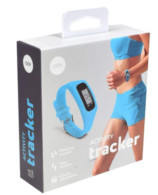 iJoy Activity Tracker Distance, Step and Calorie Calculation - Blue  *BRAND NEW*