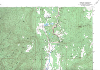 Hermosa, Colorado 1963 Vintage USGS Topo Map 7.5 Quadrangle Topographic
