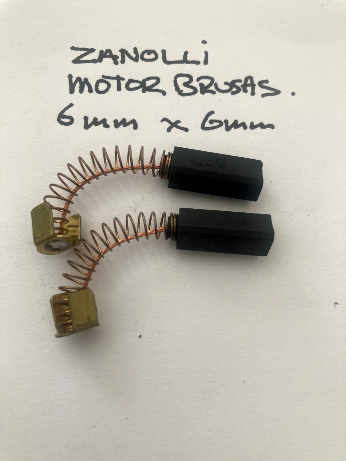 GENUINE ZANOLLI PIZZA OVEN MOTOR BRUSHES.